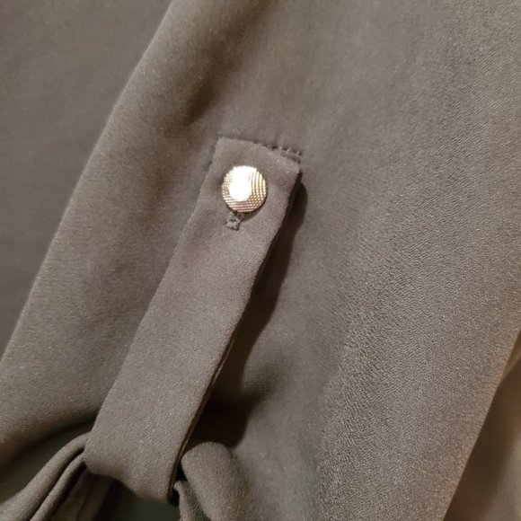 Women’s black V neck blouse size M by Misia - Picture 3 of 4